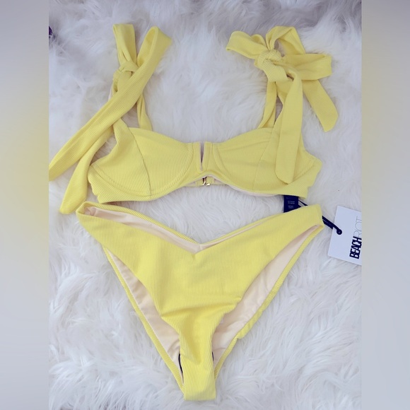 Beach Riot Yellow Bikini - Picture 1 of 5